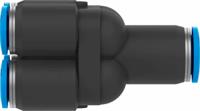 qsq-8-6 Festo QSQ Series Double Y Tube-to-Tube Adaptor Push In 8 mm, Push In 6 mm to Push In 6 mm, 153210