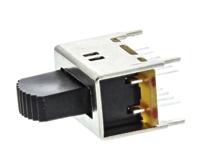 1825264-1 TE Connectivity PCB Slide Switch 4PDT Latching 300 mA @ 4 V dc Top