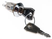 srl5dd2 Lorlin Key Switch, SPDT, 5 A @ 115 V ac 2-Way Random-Key