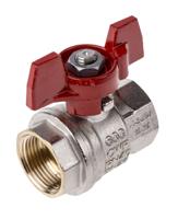 733-5209 RS PRO Brass Full Bore, 2 Way, Ball Valve, Threaded, BSPP 3/4in, 40 → 30bar Operating Pressure