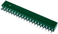 2-215307-0 TE Connectivity AMPMODU HV100 Series Straight Through Hole Mount PCB Socket, 40-Contact, 2-Row, 2.54mm Pitch, Solder