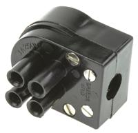 sa2367 Bulgin Power Connector Cable Mount, Screw Down Termination, 3A, 250 V ac