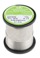 sn965-ag3-cu05-510-a11-100g MBO Wire, 0.5 mm Lead Free Solder, 217 °C Melting Point