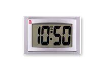 190-6883 RS PRO Silver Radio Controlled Desktop, Wall Clock