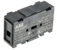 oa3g01-1sca022456r7410 ABB Auxiliary Contact, 1 Contact, 1NC, Snap-On