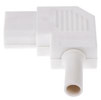 px0587sewh Bulgin C13 Right Angle Cable Mount IEC Connector Socket, 10A, 250 V