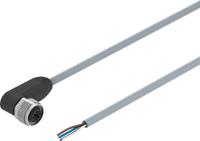 neba-m12w5-u-25-n-le4 Festo Male 5 way Socket to 4 way Cable Actuator/Sensor Cable, 2.5 m
