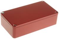 1590brd Hammond 1590 Series Red Die Cast Aluminium Enclosure, IP54, Red Lid, 113 x 60 x 31mm