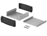 83246100hmt1-elph-1240-0100 Bopla BOS-Ecoline Series Aluminum (Anodized) Aluminium General Purpose Enclosure, IP40, Black Lid, 120 x 42 x 100mm