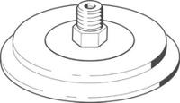 vas-100-14-pur-b Festo 100mm Flat PUR Suction Cup VAS-100-1/4-PUR-B