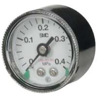 g46-10-02-srb SMC R 1/4 Analogue Pressure Gauge 10bar Back Entry 42mm Outside Diameter