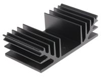234-2508 RS PRO Heatsink, Universal Rectangular Alu, 2.5K/W, 50 x 88 x 25mm, Screw Mount