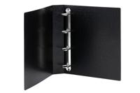 41-090-1421a EUROSTAT Black A4 Ring Binder