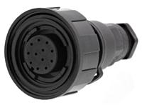 px0794s Bulgin Circular Connector, 12 Contacts, Cable, Standard Connector, Socket, Female, IP68, Standard Buccaneer Series