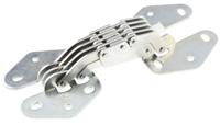 70-a-3303 Pinet Steel Concealed Hinge, 58.6mm x 126.5mm x 3.6mm