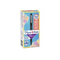 s0190973 Paper Mate Black Ball Point Pen, 1 mm Tip Size