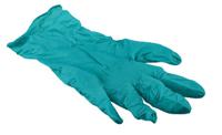 gp0044 Unigloves Green Powder-Free Nitrile Disposable Gloves, Size 9, Large, 100 per Pack