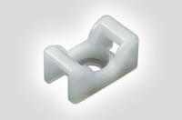 151-00654-kr8g5-etfe-bu HellermannTyton Self Adhesive Blue Cable Tie Mount 14.3 mm x 24.8mm, 8.3mm Max. Cable Tie Width