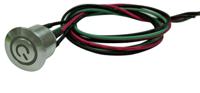 175-9567 RS PRO Illuminated Push Button Switch, Momentary, Panel Mount, 16mm Cutout, SPST, Green LED, 36V dc, IP67