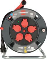 9232201100 brennenstuhl 25m 5 Socket Type E - French Cable Reel Open Reel, 230 V, IP44