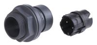 pxp601202pst Bulgin Circular Connector, 2 Contacts, Front, Standard Connector, Plug, Male, IP66, IP68, IP69K, Buccaneer 6000 Series