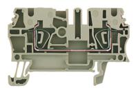 1608510000 Weidmuller  ZDU Series Brown, 2.5mm², Single-Level, Clamp Termination