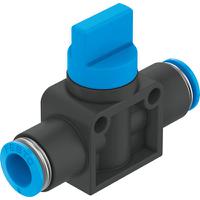 he-2-qs-316-u Festo 3/16 in Pneumatic Shut-Off Valve, 155.7L/min