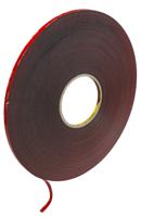 7100211824 3M 5925F, VHB Black Foam Tape, 6.0mm x 66.0m, 0.60mm Thick