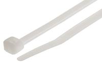 811-1707 RS PRO Cable Tie, 385mm x 4.8 mm, Natural Nylon, Pk-100