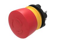 84-55200020 EAO 84-5520 Series Maintained Illuminated Emergency Stop Push Button, Panel Mount, 22.3mm Cutout, 1 NC, IP65, IP66, IP67