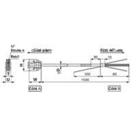lec-csns-1 SMC I/O Cable LEC Series Industrial Automation Cable Assembly for Use with LECSA/LECS-T,LEC-CSNS-1