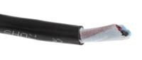 25062-bk005 Alpha Wire Xtra-Guard 2 Performance Cable Control Cable, 2 Cores, 0.81 mm² 18 AWG, Unscreened, 30 m, Black Polyvinyl