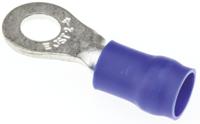 fvdws2-4 JST, R Insulated Ring Terminal, 4mm Stud Size, 1mm² to 2.6mm² Wire Size, Blue