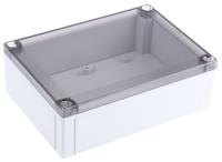 pc-15060-ht-enclosure Fibox MNX Series Grey Polycarbonate Enclosure, IP66, IP67, Smoked Transparent Lid, 180 x 130 x 60mm