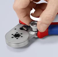 97-55-14 Knipex 97 Hand Ratcheting Crimp Tool for Bootlace Ferrule, 0,08 → 16mm² Wire