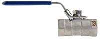 499-2795 RS PRO Stainless Steel Reduced Bore, 2 Way, Ball Valve, Threaded, BSP 1/2in, 68bar Operating Pressure
