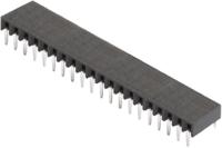 m20-7892046 HARWIN Right Angle Through Hole Mount PCB Socket, 20-Contact, 1-Row, 2.54mm Pitch, Solder Termination