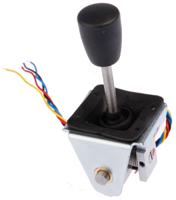 400-123 APEM 2-Axis Potentiometer Joystick Conical, Dual Axis Potentiometric, IP65