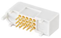 m9k103-400l Rosenberger, MultiMag 15, Straight Panel Mount15 way Magnetic Connector, Brass Contact Female, PCB Termination