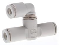 aq340f-06-06 SMC Exhaust Valve Connector, x 1 MPa, Tube, 6mm