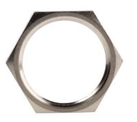 52103240 Lapp Silver Nickel Plated Brass Cable Gland Locknut, PG16 Thread