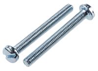 546-6203 RS PRO Slot M3  Cheese Head Steel Machine Screws DIN 84 x 25.0mm