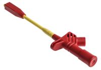 972308101 Hirschmann Test & Measurement Red Grabber Clip with Crocodile Jaws, 20A, 1kV, 4mm Socket