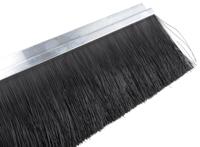 326-9987 RS PRO Black Aluminium, Nylon Brush Strip, 115mm