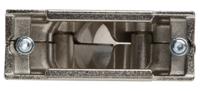 8655mhra1501klf Amphenol Communications Solutions 8655MHR Series Die Cast Zinc Angled D Sub Backshell, 15 Way, Strain Relief