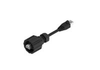 17-100574 Amphenol CONEC17 -100, 2m Cat5e, Black RJ45 to Male RJ45 Male Unshielded, Terminated
