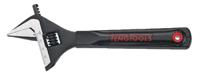 4003wt Teng Tools Adjustable Spanner, 221 mm Overall, 38mm Jaw Capacity, Bi-Material Handle