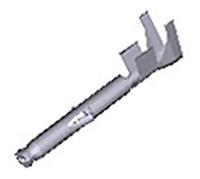 770988-3 TE Connectivity Mini-Universal MATE-N-LOK Series Female Crimp Terminal, 22AWG Min, 18AWG Max