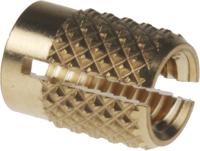 278-556 RS PRO, M4 Brass Threaded Insert diameter 5.6mm Depth 7.95mm