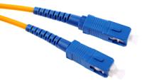 536-8216 RS PRO SC to SC Simplex Single Mode OS1 Fibre Optic Cable, 9/125μm, Yellow, 1m